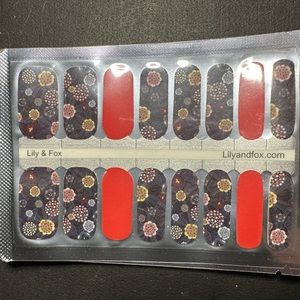 2 sets of Lily and Fox nail stickers